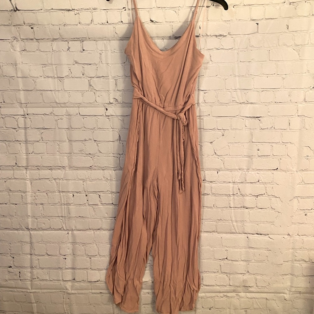 Open Side Leg Jumpsuit